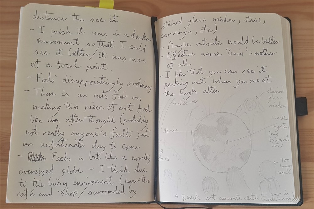 Initial observations of the installation