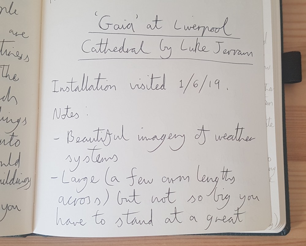 Initial observations of the installation